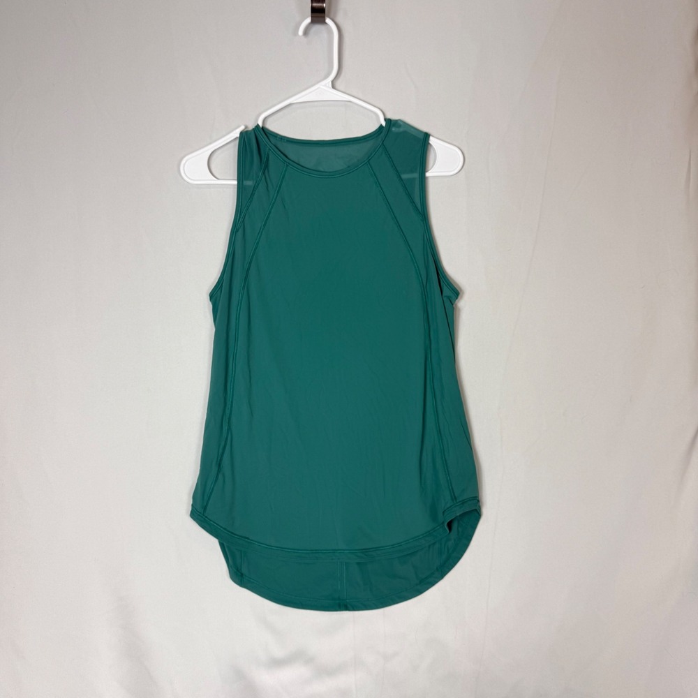 Lululemon Women's‎ Sleeveless Athletic Tank Top Teal Size 6 Lightweight